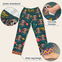 Dia De Los Muertos Custom Pet Photo Latinos Mexican - Personalized Lounge Pants