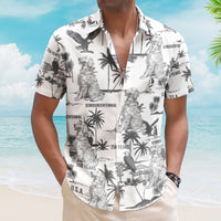 Dog Lover USA 250th Anniversary Toile De Jouy Style - Personalized Hawaiian Shirt