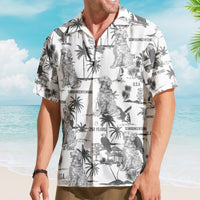 Dog Lover USA 250th Anniversary Toile De Jouy Style - Personalized Hawaiian Shirt