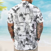 Dog Lover USA 250th Anniversary Toile De Jouy Style - Personalized Hawaiian Shirt