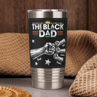 Dope Black Dad Fist Bump New Version Gift For Dad, Husband - Personalized 20oz Tumbler