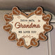Drive Safe, Grandma We Love You - Personalized Wooden Car Visor Clip