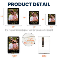 Drive Safe Daddy For Dad & Husband - Personalized Car Visor Clip