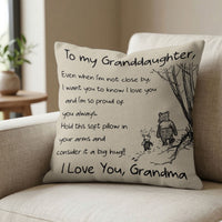 Even When I'm Not Close Gift For Kid - Personalized Pillow Cover