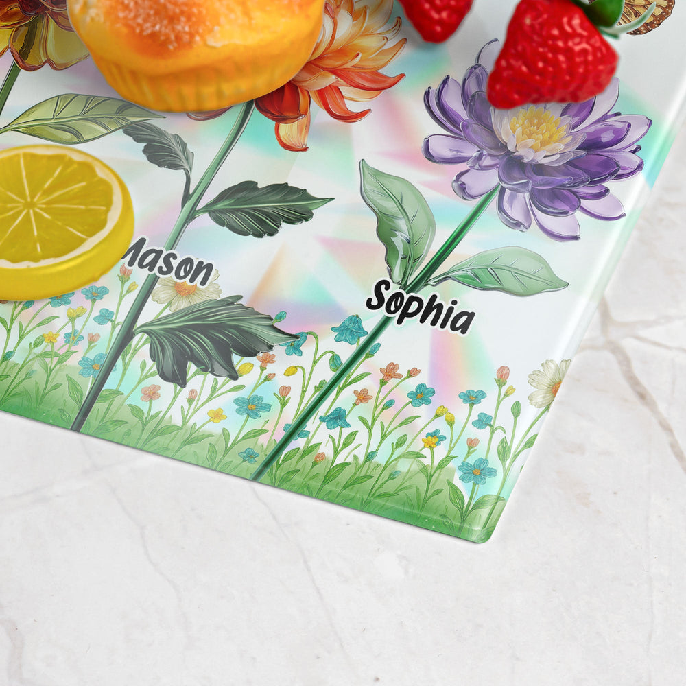 Everything Tastes Better In Mom’s Kitchen, Grandma's Kitchen - Personalized Cutting Board