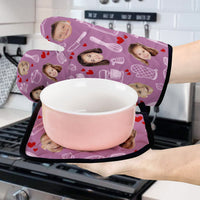 Everything Tastes Better When Grandma Makes It - Personalized Oven Mitts And Pot Holder