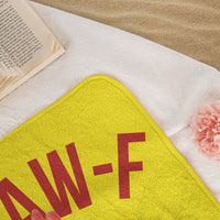 F-Caw-F I F*cking Hate People - Personalized Beach Towel