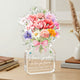 Family Birth Flower Bouquet Flowers Gift For Mom, Grandma, Family - Personalized Acrylic Plaque