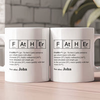 Father Periodic Table For Science Chemistry Dad - Personalized Mug