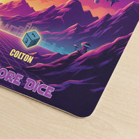 Father's Day Gift Dungeon Dad Like A Regular Dad With More Dice - Desk Mat | RPG Gamer Dad Gift