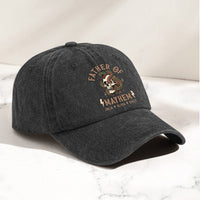 Father Of Mayhem Funny Dad - Personalized Cap