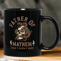 Father's Day Gift, Father Of Mayhem - Personalized Mug