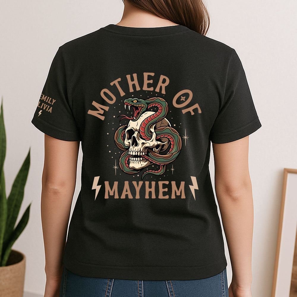 Father's Day Gift, Father Of Mayhem - Personalized Shirt | Funny Dad Gift