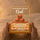 Basketball Dad Slam Dunked The Best Dad - Personalized Night Light