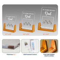 Soccer Dad We Scored The Best Dad Daddy - Personalized Night Light