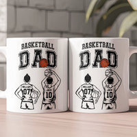 Father's Day Gifts, Basketball Dad, Daddy, Grandpa - Personalized Mug