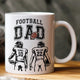 Father's Day Gifts, Football Dad, Daddy, Grandpa - Personalized Mug