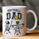 Father's Day Gifts, Softball Dad, Daddy, Grandpa - Personalized Mug