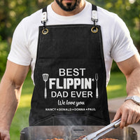 Father's Day Gifts, Best Flippin Dad Ever - Personalized Apron
