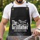 Father's Day Gifts, The Grillfather, The Man The Myth The Legend - Custom With Kids' Names - Personalized Apron