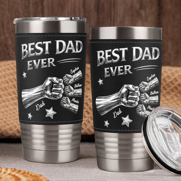 Father's Day Gift For Dad, Husband, Best Dad Ever New Version - Personalized 20oz Tumbler