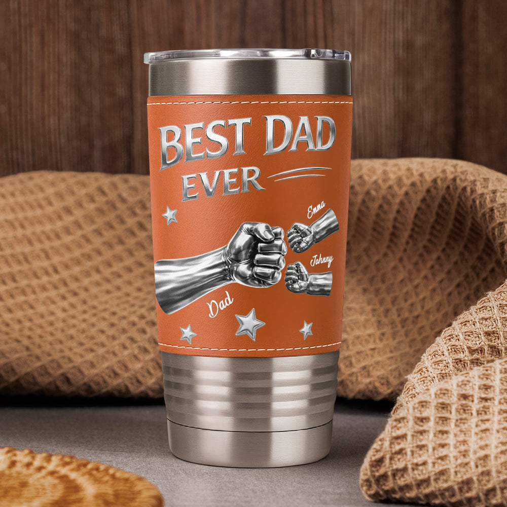 Father's Day Gift For Dad, Husband, Best Dad Ever New Version - Personalized 20oz Tumbler