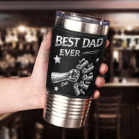 Father's Day Gift For Dad, Husband, Best Dad Ever New Version - Personalized 20oz Tumbler