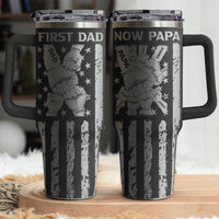 First Dad Now Grandpa - Personalized 40oz Tumbler