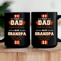 First Dad Now Grandpa - Personalized Mug