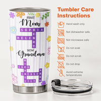 First Mom Now Grandma - Personalized Tumbler