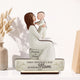 First Mother's Day Mom Grandma - Personalized Wooden Plaque