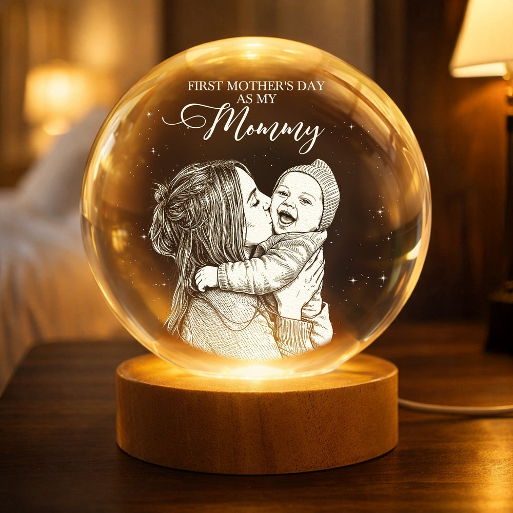 Mother's Day Gifts, First Mother's Day Baby & Mommy - 1st Mother's Day Gift For Her, Daughter, Wife - Personalized Night Light