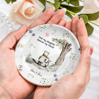 First My Daughter, Forever My Friend - Personalized Jewelry Dish