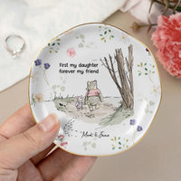 First My Daughter, Forever My Friend - Personalized Jewelry Dish