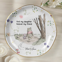 First My Daughter, Forever My Friend - Personalized Jewelry Dish