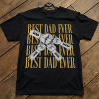Fist Bump Daddy Grandpa - Personalized Shirt