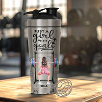 Personalized Gym Protein Shaker – Motivational Fitness Gift for Team or Her