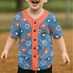 Floral Patriotic Seamless Patterns - Personalized Jersey Shirt