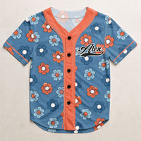 Floral Patriotic Seamless Patterns - Personalized Jersey Shirt
