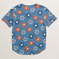 Floral Patriotic Seamless Patterns - Personalized Jersey Shirt
