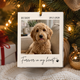 Personalized Forever In Our Hearts Custom Photo Acrylic Ornament – Dog & Cat Memorial Christmas Keepsake Gift