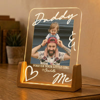 Father's Day Gifts, Forever Your Little Girl Father's Day Gift For Dad, Husband - Personalized Night Light