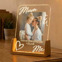 Forever Your Little Girl Mother's Day Gift For Mum, Mom, Wife - Personalized Night Light