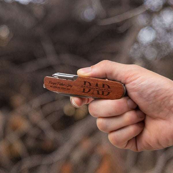 Forget Father's Day, We Love You Everyday - Personalized Multi Tool Knife