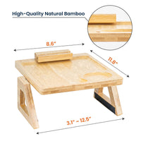 Forget Mother's Day We Woof You Every Day - Personalized Wooden Couch Arm Table