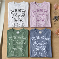Friendship I'll Bring The Funny Group Tee - Personalized Comfort Tee