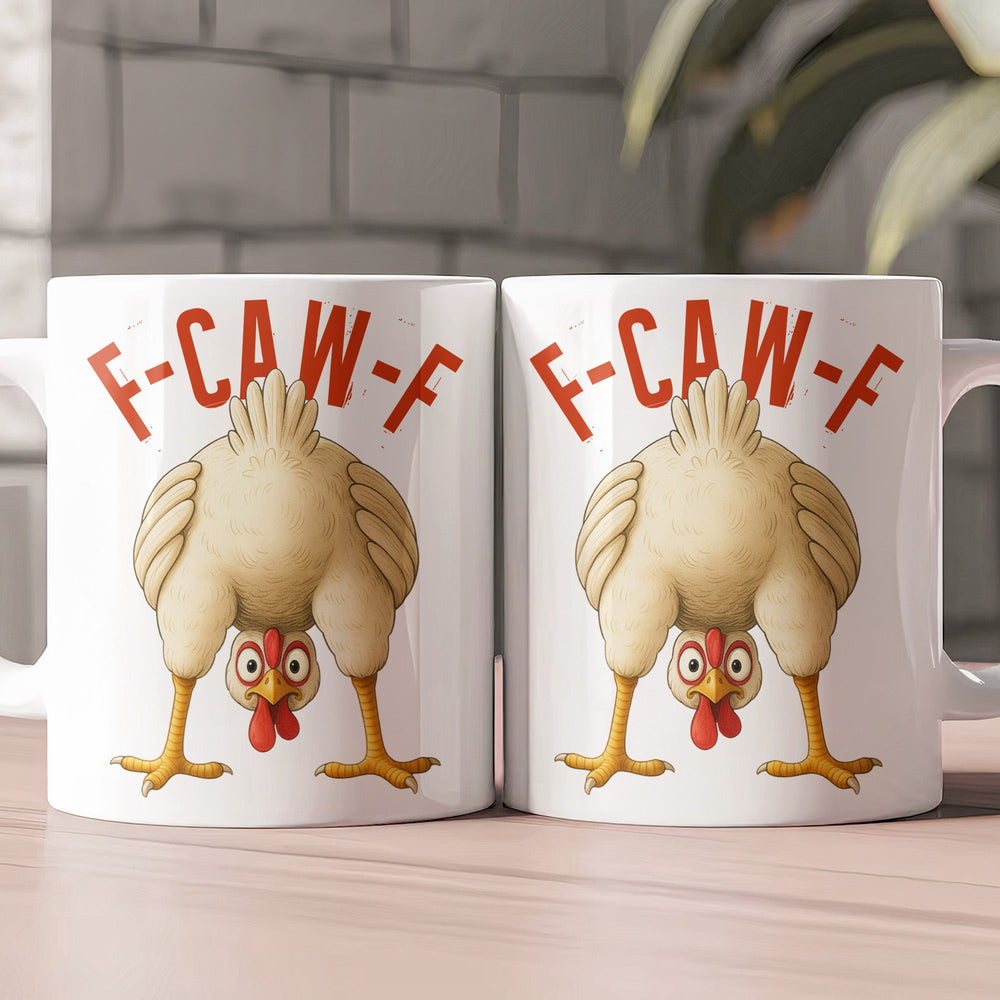 Funny Crow F-Caw-F - Personalized Mug