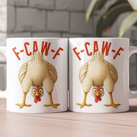Funny Crow F-Caw-F - Personalized Mug