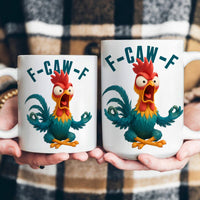 Funny Crow F-Caw-F - Personalized Mug