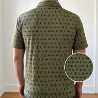Funny Naughty Hidden Pattern For Him, Husband, Friends, Buddy - Personalized Polo Shirt